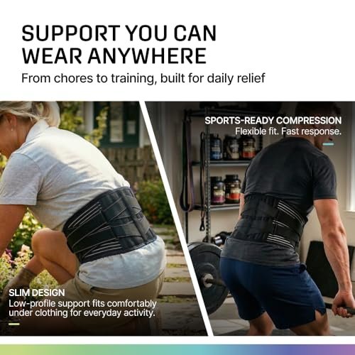 Modvel Back Brace Lumbar Support Belt Size S Breathable