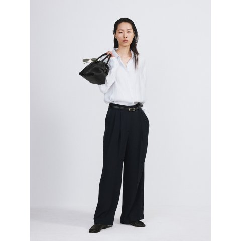 RECTO 白灰色宽松女衬衫