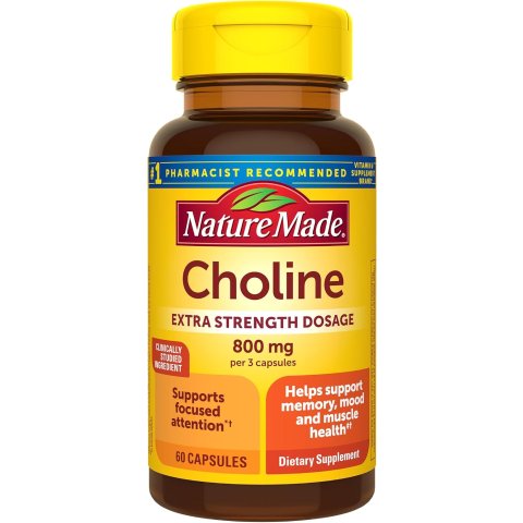 Choline Supplement 800mg 60 Capsules