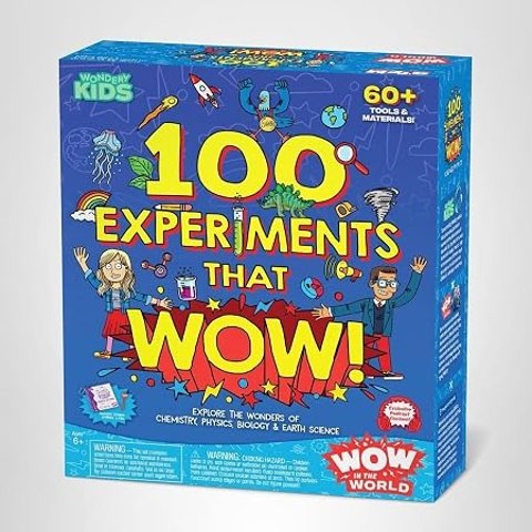 100 Science Experiments Kit 60 Tools