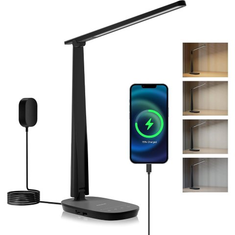 HWT-H2 LED Desk Lamp Black