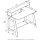 Furinno A Frame Computer Desk Black