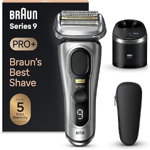 Braun送老公、男友、老爸首选！Braun 9系PRO+ 9567cc 男士剃须刀 银色