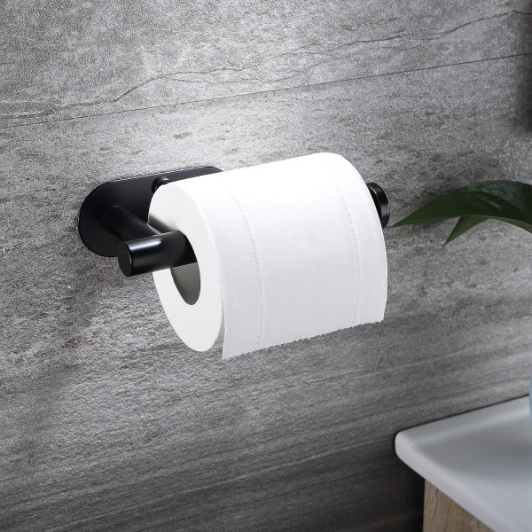 YIGII Black Toilet Paper Holder Stainless Steel
