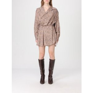 Isabel Marant RO1053FAD1J13I 欧克花卉缎面连衣裙