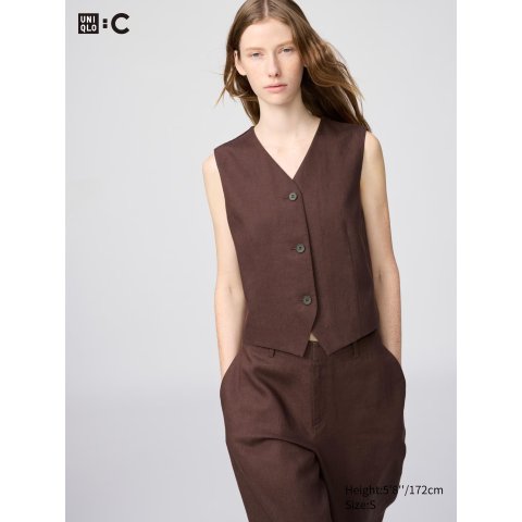 UniqloWomen s Premium Linen Vest