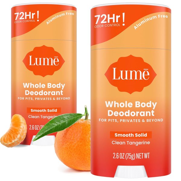 Lume 全身除臭棒 清香 2.6盎司*2