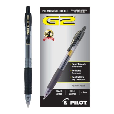G2 黑色中性笔 1.0mm 12支