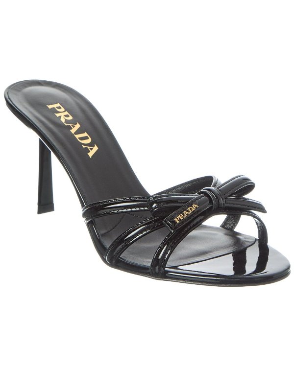 Logo Leather Sandal