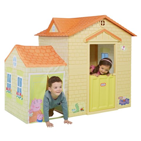 Little Tikes 小猪佩奇主题玩具房 带门隧道
