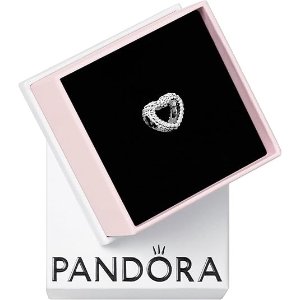 Pandora Open Heart 吊饰 纯银