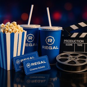 Regal2张票+2杯饮品+1份爆米花+1份糖果 