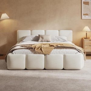 Christopher Knight Home Hazel 布艺床架 Queen