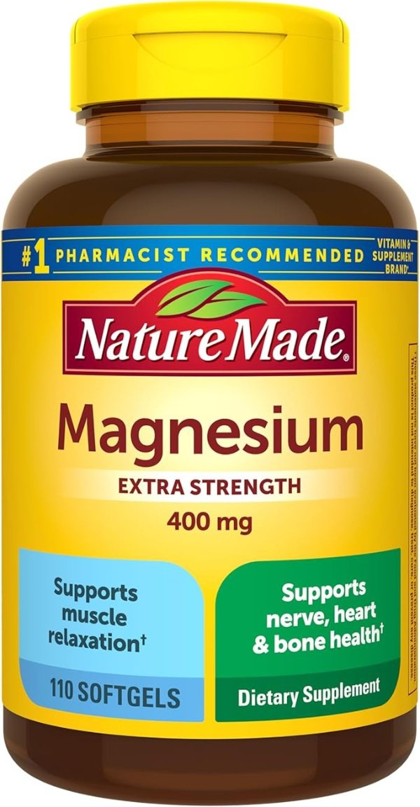 Magnesium Oxide 400mg Softgels 110 Count