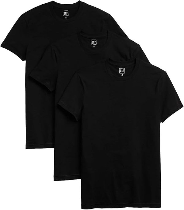 Men's Crew Neck T-Shirt 3-Pack