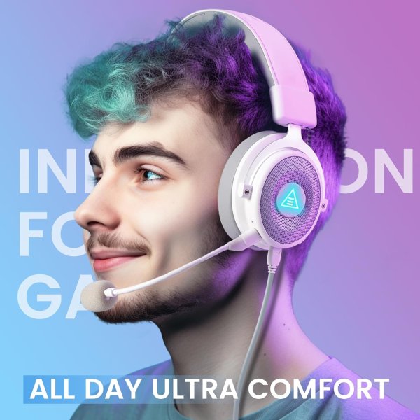 EKSA E900 USB Gaming Headset 7.1 Surround Sound