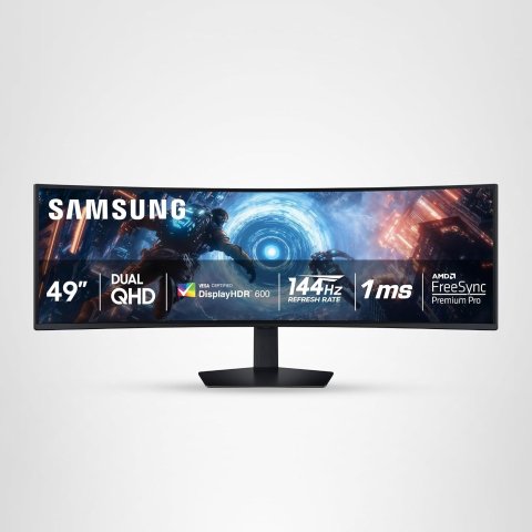  Odyssey G9 G91F 49英寸 DQHD 144Hz 曲面带鱼屏