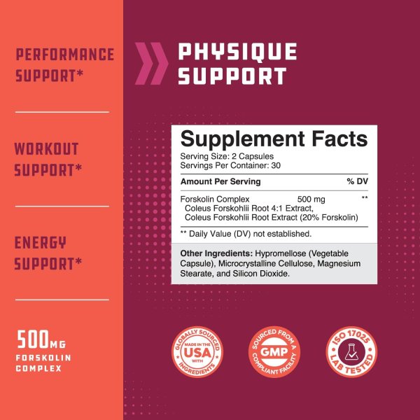 Forskolin 男士增能胶囊 套装