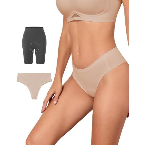 Seamless Anti Camel Toe Thongs