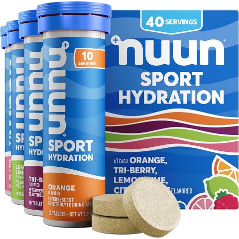 Nuun Sport 电解质片 混合口味 4管