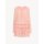 Mini Cape Silk Mousseline Dress Pink