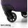 Coolife 3 Piece Hardshell Luggage Set Purple