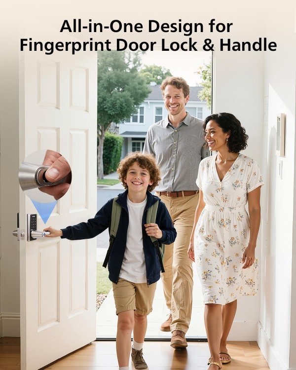 Wi-Fi Smart Door Lock Fingerprint