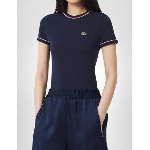 Lacoste  女士撞色T恤