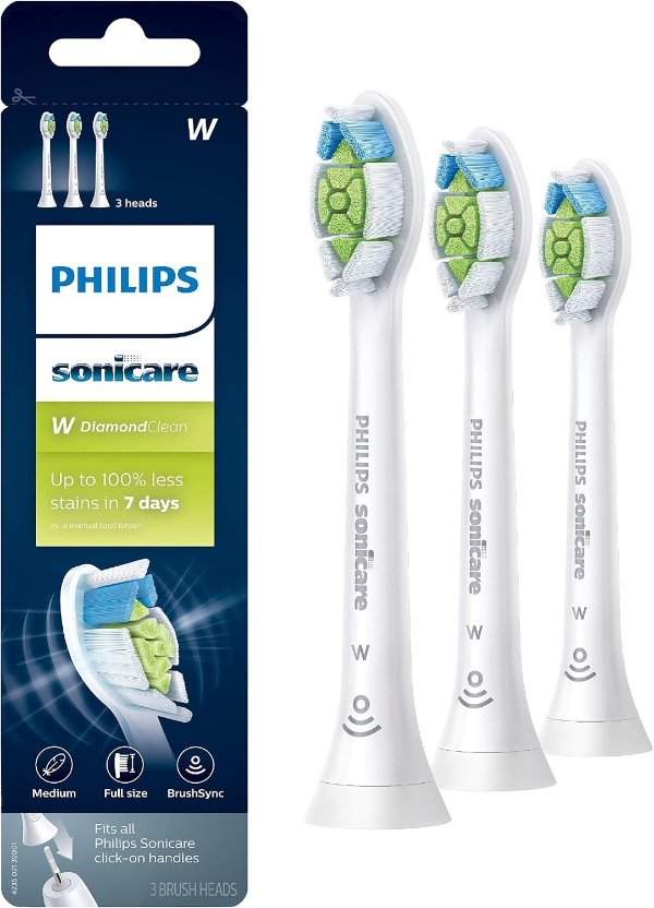 Philips Sonicare HX6063/65 Toothbrush Heads White 3 Pack