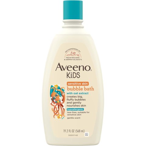 敏感肌专用 Aveeno 儿童泡泡浴液  19.2盎司