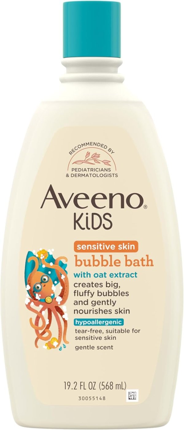Aveeno Kids Bubble Bath Sensitive Skin 19.2 oz