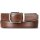 Nautica Men's Reversible Leather Belt Metal Buckle