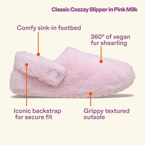 Classic Cozzzy 毛绒居家拖鞋