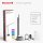 HWT-H01 Gray LED Desk Lamp USB A+C