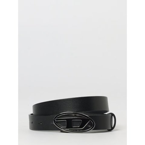 DieselB-1DR Leather Belt Black