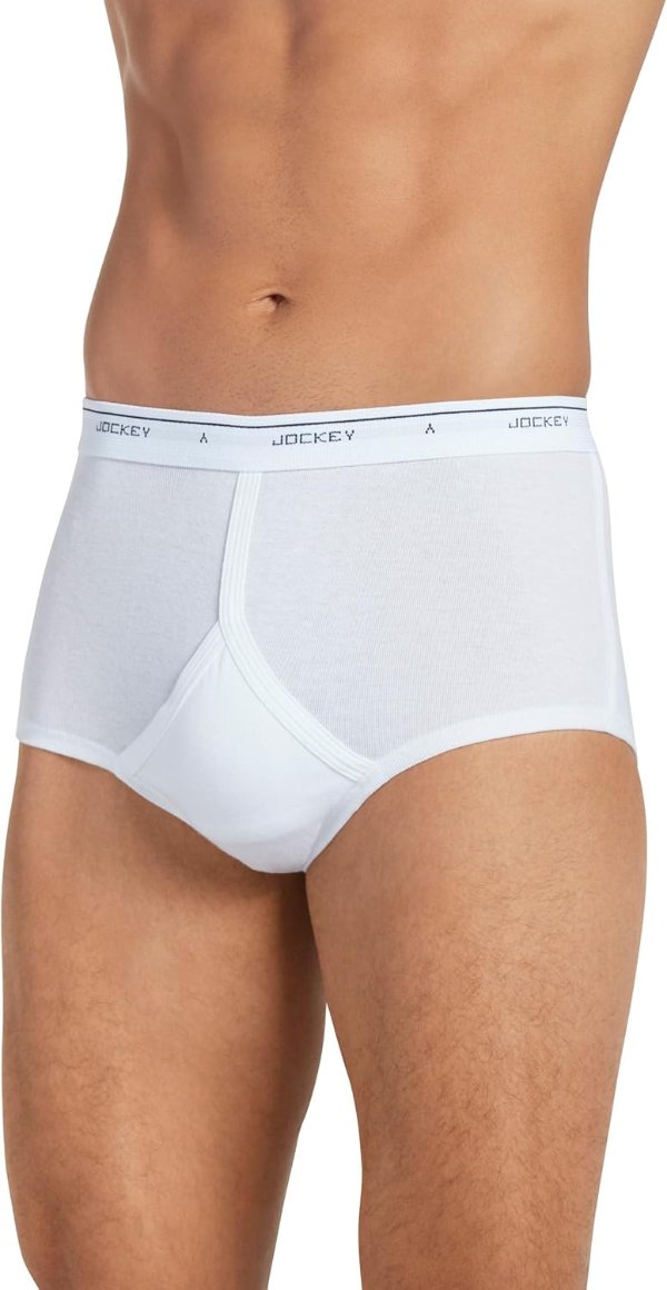 Classic Full Rise Briefs 6 Pack 100% Cotton