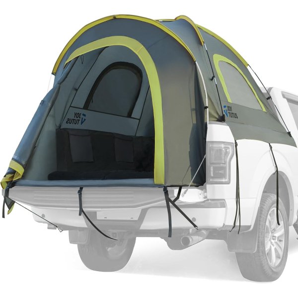 JOYTUTUS Pickup Truck Tent 2.0 2 Person PU2000mm Green