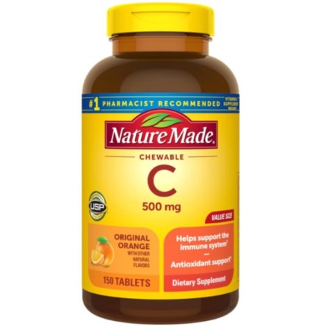 Nature Made 维生素C咀嚼片 500mg 150片
