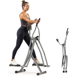 Sunny Health & Fitness 30英寸折叠椭圆机 智能阻力调节