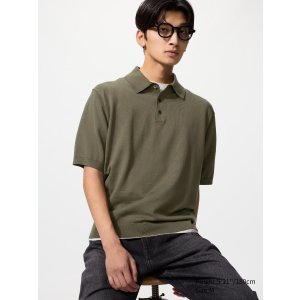 Uniqlo 短袖针织Polo衫 可水洗