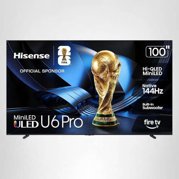 100U6SF Pro Mini‑LED 4K 100英寸智能电视