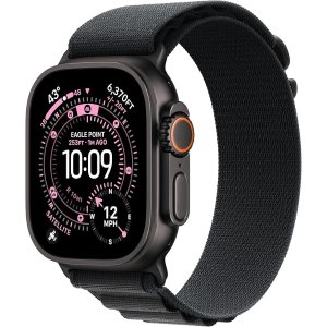 Apple Watch Ultra 3 49mm 钛金属表壳 黑色表带