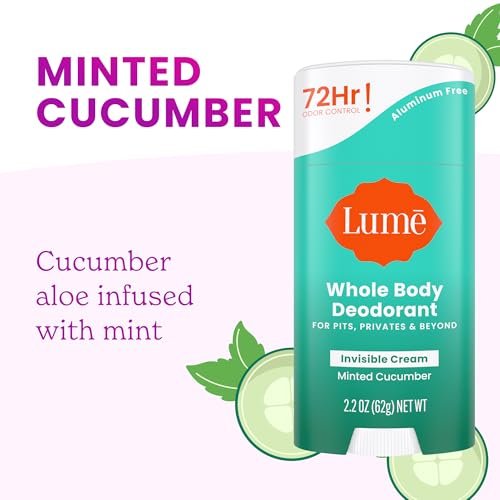 Lume Whole Body Deodorant Minted Cucumber 2.2oz