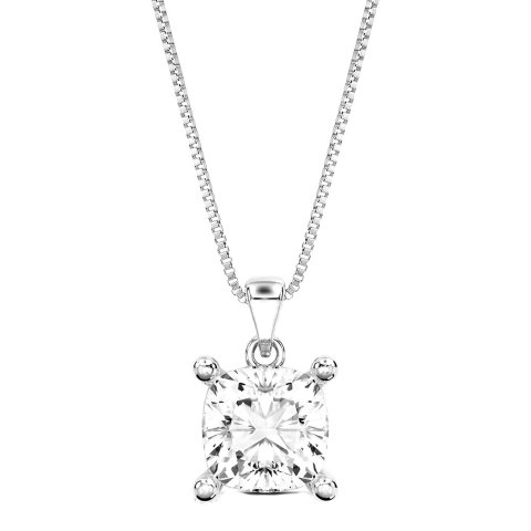 14K Lab-Grown Diamond Necklace 1.00 ct