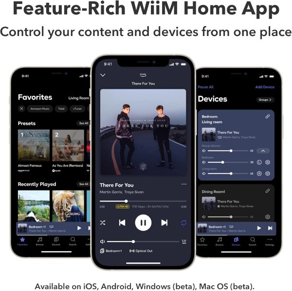 WiiM Ultra Music Streamer 3.5" Touchscreen Space Gray