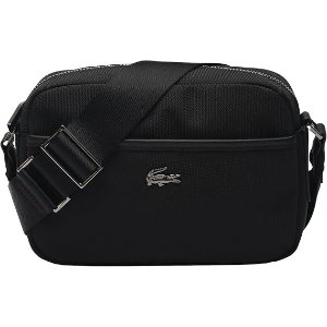 Lacoste  男士单肩包 黑色