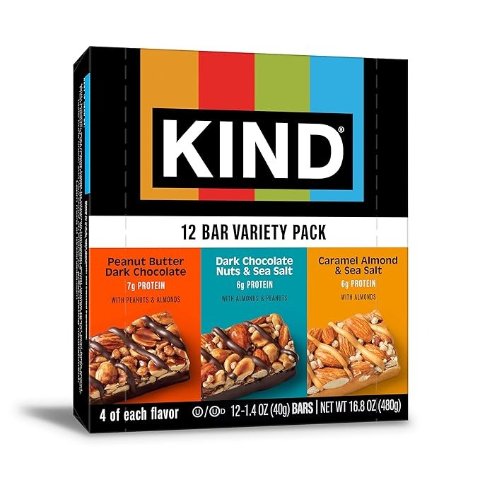 Nut Bars 12 Count Low Sugar High Fiber