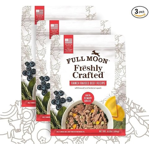 Full Moon 牛肉狗粮 64盎司 3袋