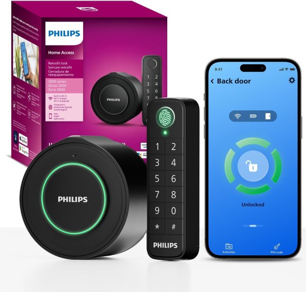 WiFi Smart Deadbolt Lock with Fingerprint