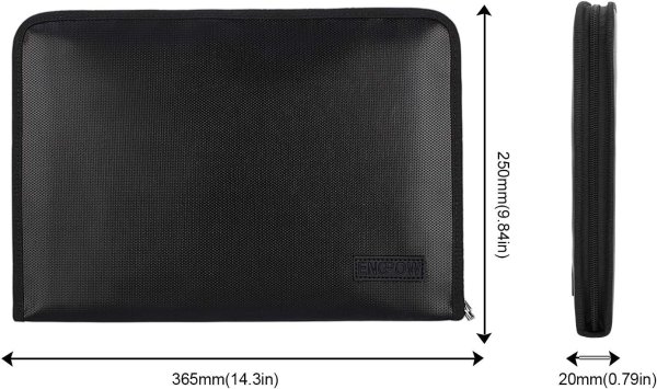 Fireproof File Folder 13 Pockets A4 Water Resistant